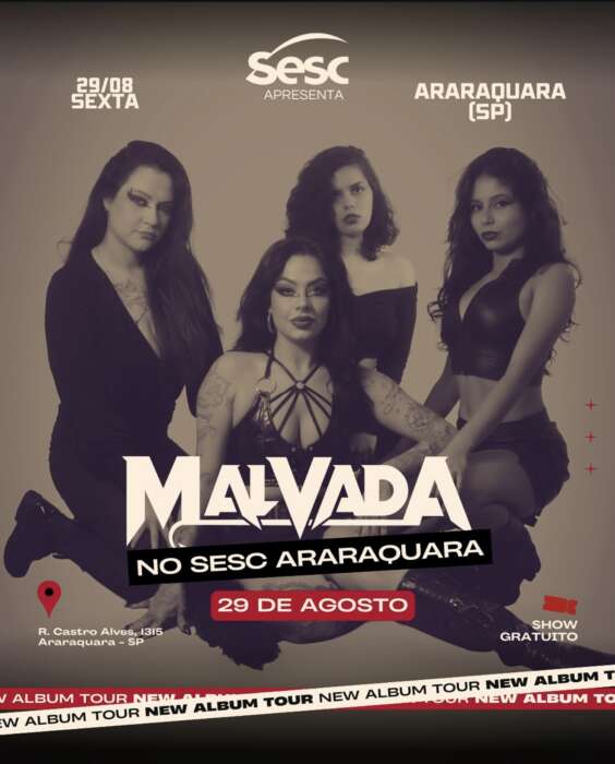 Malvada No Sesc Araraquara