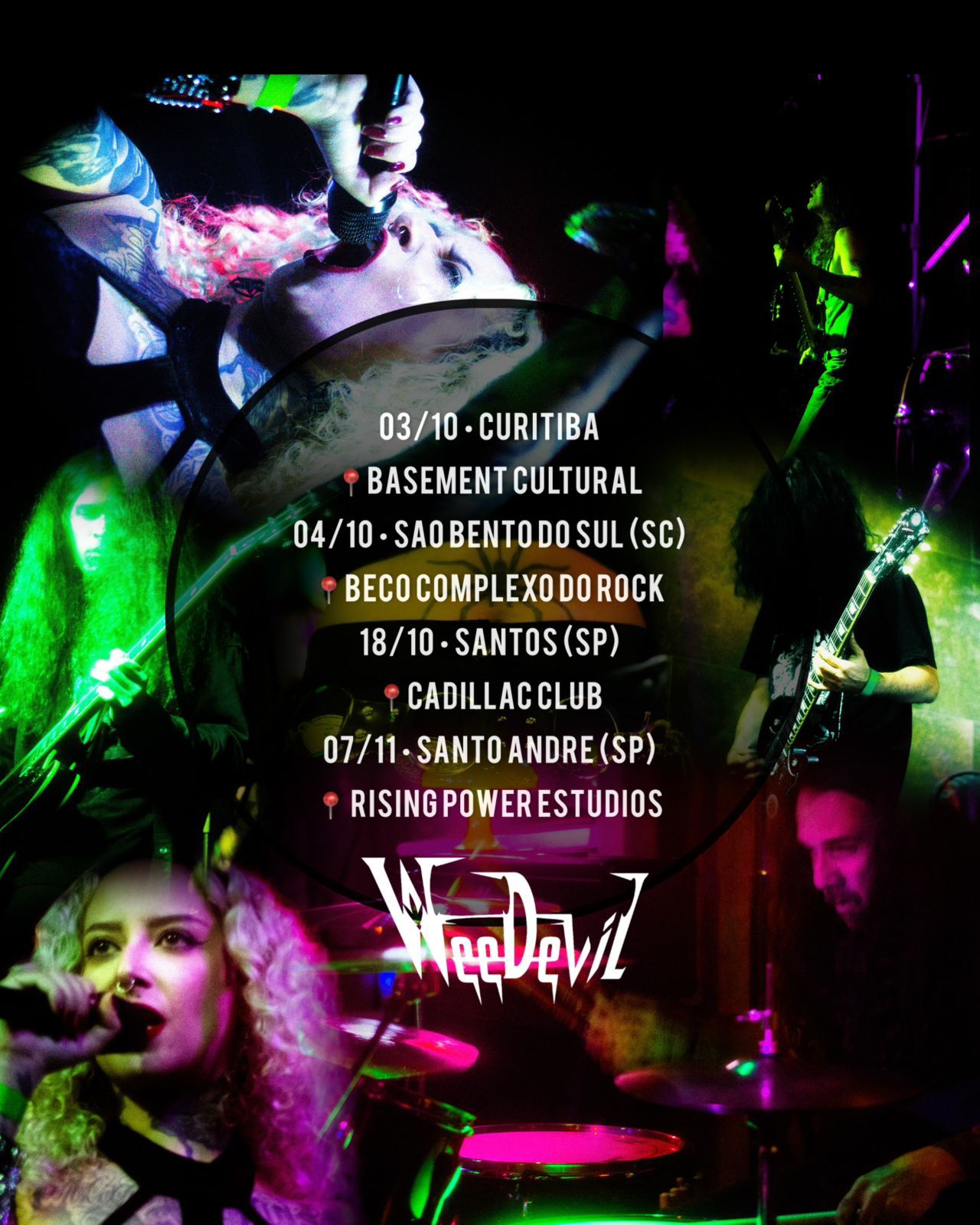 Agenda De Shows Do Weedevil