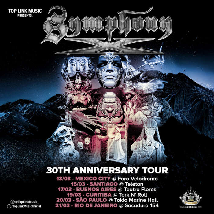 Symphony X Tour Top Link Music