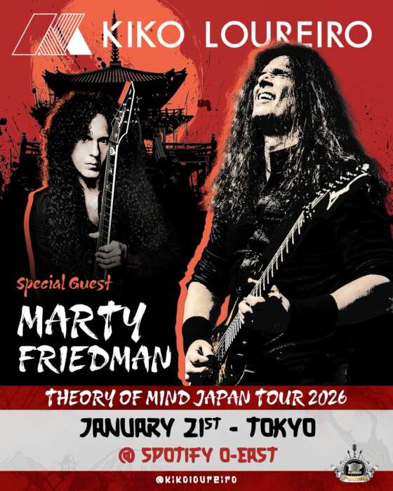 Kiko Loureiro Japan 2026 Marty Friedman