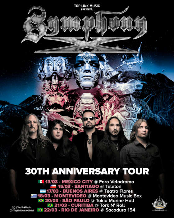 Symphony X Tour Top Link Music 1