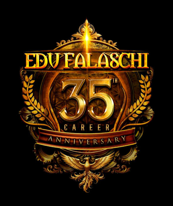 Brasão 35 Anos Edu Falaschi