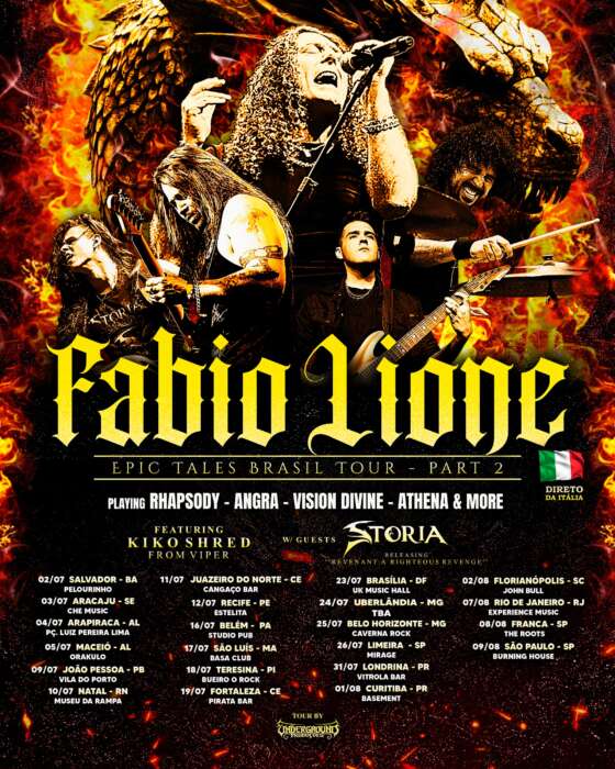 Fabio Lione Tour 2026
