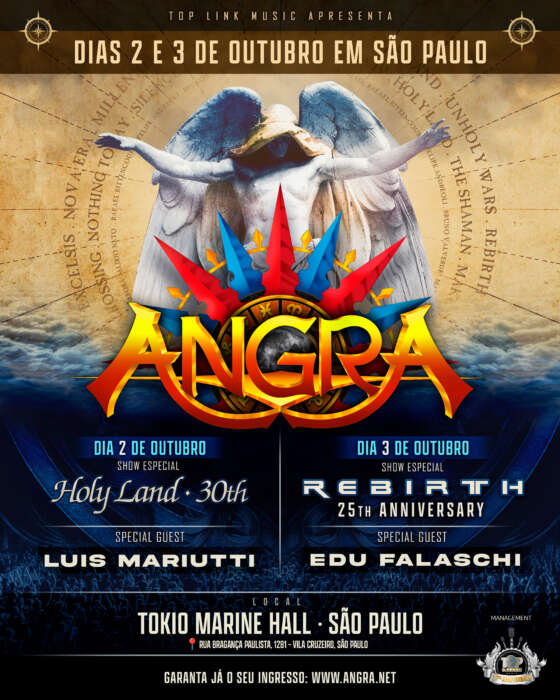 Angra Tokio Marine Holy Land Rebirth Sp 2026