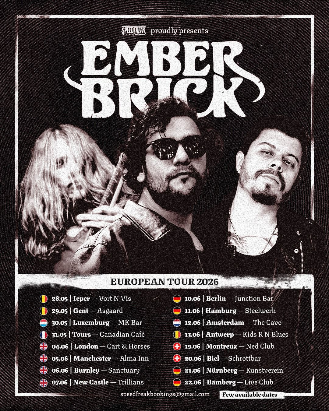Ember Brick European Tour