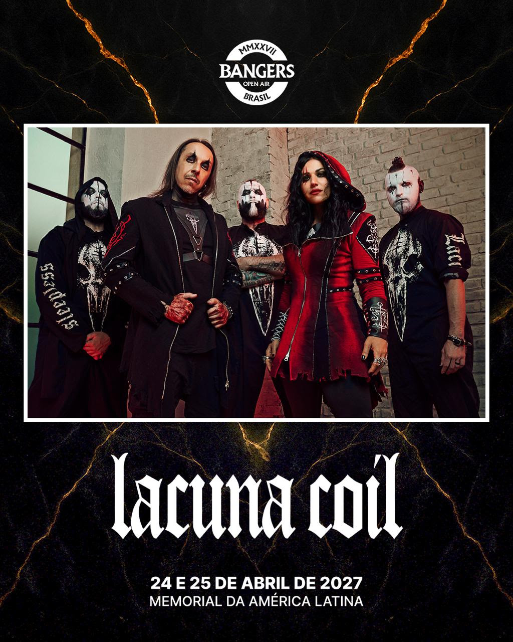 Bangers Open Air 2027 anuncia Lacuna Coil, Quiet Riot, Floor Jansen, Metal Church e Soen como primeiras atrações