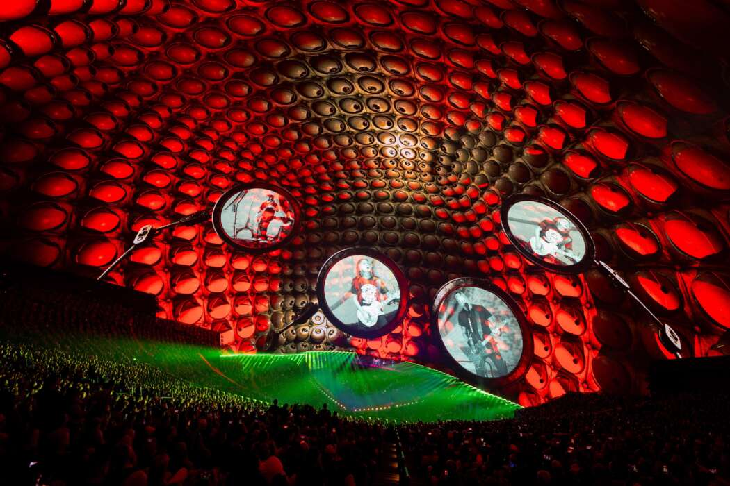 Metallica performs live at Sphere, Las Vegas, Nevada, on October 10, 2026