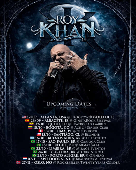 Roy Khan Latin American Tour